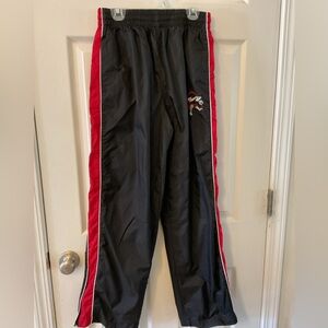 DC Athletic Club Boys Black/Red size 16 Basketball Runner Pants